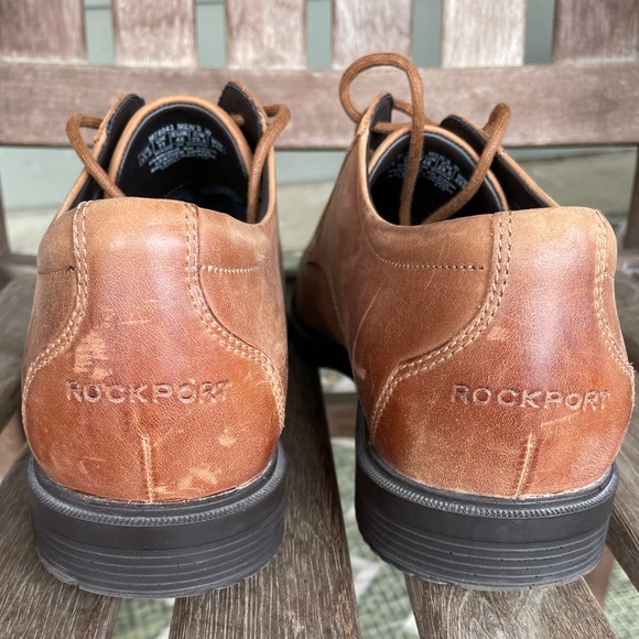 Rockport 11.5W two-toned tan/brown shoes - Picture 5 of 9
